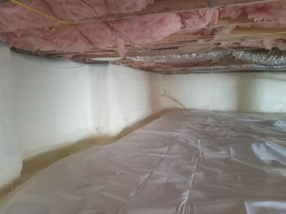 Crawl space encapsulation with closed-cell spray foam for Roof Maintenance in Woods Creek